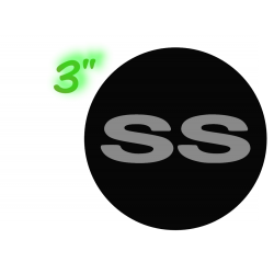 SS Old Logo Wheel Caps 3"